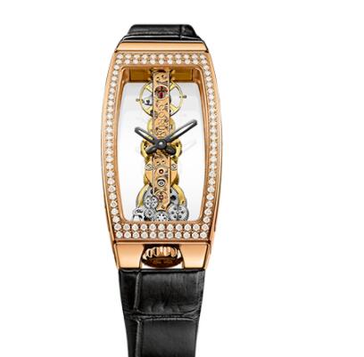 Review Replica Corum Golden Bridge Miss Rose Gold Diamonds Watch B113/00824 - 113.102.85/0001 0000